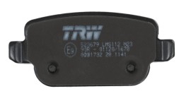 GDB1732 TRW Комплект гальмівних колодок дискові