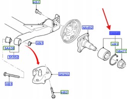 Ford OE 2S6J-1A049-AA комплект підшипників колеса