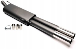TA-Technix EVOG3VE276-1 Спортивний вихлопний глушник 2х76 TA TECHNIX EVOG3VE276 VW GOLF III Variant (1H5)