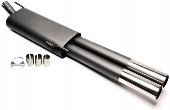 TA-Technix EVOG3VE276-1 Спортивний вихлопний глушник 2х76 TA TECHNIX EVOG3VE276 VW GOLF III Variant (1H5)