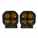 Nomadtech NOM-LT323 Робочі LED фари 2x 58W 6000K жовті алюмінієві OFFROAD прожектори