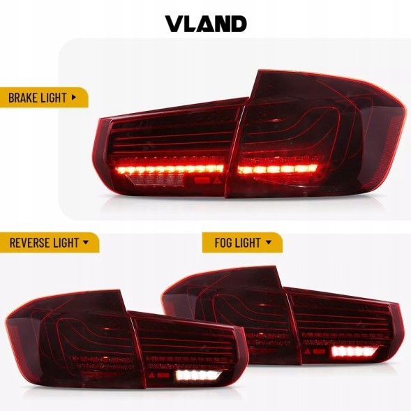 VLAND 20D1919E LDBMM5 mhm Світильники тиль kpl Vland Led Laser Neon Динамічні Тюнінг Bmw 3 f30 2011- 15-20