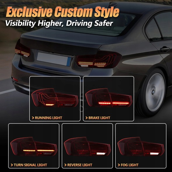 VLAND 20D1919E LDBMM5 mhm Світильники тиль kpl Vland Led Laser Neon Динамічні Тюнінг Bmw 3 f30 2011- 15-20