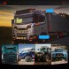 Китай LI8KDFF 4 шт. 9-дюймових світлодіодних прожекторів дальнього світла з помаранчево-білим миготливим світлом