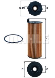 OX196 1D1 MAHLE ORIGINAL Фільтр мастил
