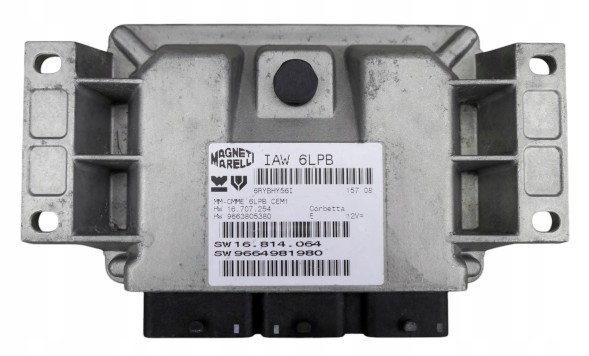 Magneti IAW 6LPB 9663805380 9664981980 БЛОК КЕРУВАННЯ ДВИГУНА PEUGEOT / CITROEN IAW6LPB 9663805380 + ПРОГРАМУВАННЯ