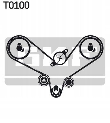 SKF VKMA 01201 Skf vkma 01201 комплект розрідження audi 80 b4 a4 b5a6 c4 a8 d2coupe b3 2.6 2.8