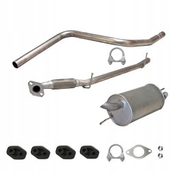 CHINA ZEST.08.312+R-344 Глушник труба mazda 2 1.25, 1.4 /ford fiesta від 2003