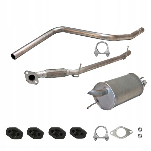 CHINA ZEST.08.312+R-344 Глушник труба mazda 2 1.25, 1.4 /ford fiesta від 2003