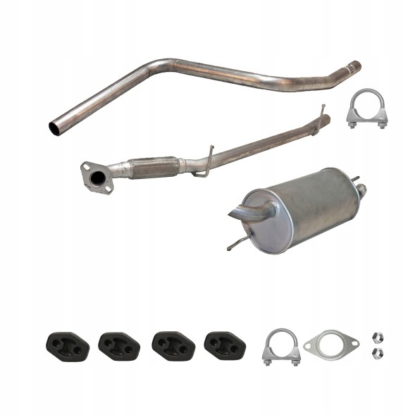 CHINA ZEST.08.312+R-344 Глушник труба mazda 2 1.25, 1.4 /ford fiesta від 2003