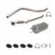 CHINA ZEST.08.312+R-344 Глушник труба mazda 2 1.25, 1.4 /ford fiesta від 2003