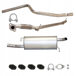 CHINA ZEST.08.312+R-344 Глушник труба mazda 2 1.25, 1.4 /ford fiesta від 2003