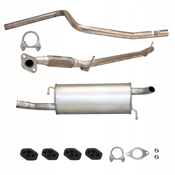 CHINA ZEST.08.312+R-344 Глушник труба mazda 2 1.25, 1.4 /ford fiesta від 2003