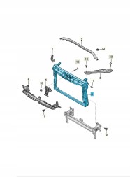 Volkswagen OE 17A805588E Передня панель ASO VW