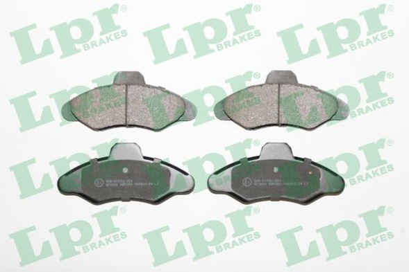 05P383 LPR Комплект гальмівних колодок з 4 шт дисків