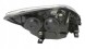 Abakus 431-1181LMLDEM2 Новий прожектор ford focus 08-11 хром black depo лівий