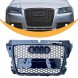 Китай Grill Plaster Miodu Audi A3 8P LCI 2008+ Решітка радіатора Audi A3 8P рестайлінг 2008+ стільники чорний глянець накладка бампера