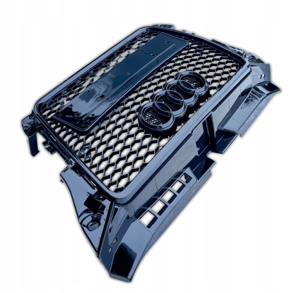 Китай Grill Plaster Miodu Audi A3 8P LCI 2008+ Решітка радіатора Audi A3 8P рестайлінг 2008+ стільники чорний глянець накладка бампера