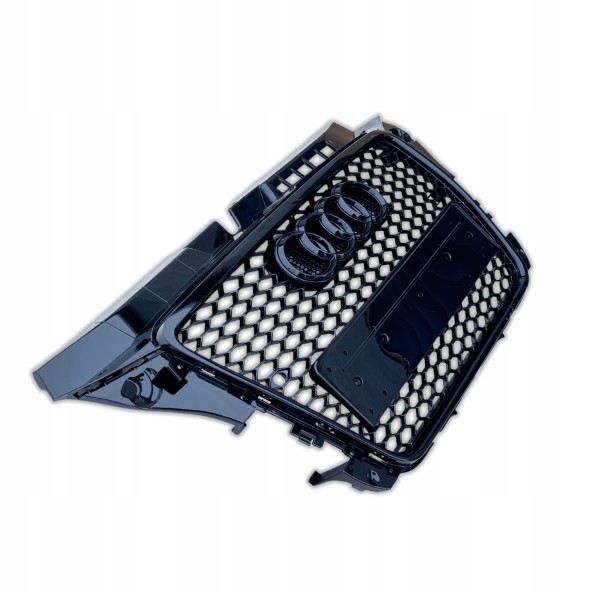 Китай Grill Plaster Miodu Audi A3 8P LCI 2008+ Решітка радіатора Audi A3 8P рестайлінг 2008+ стільники чорний глянець накладка бампера