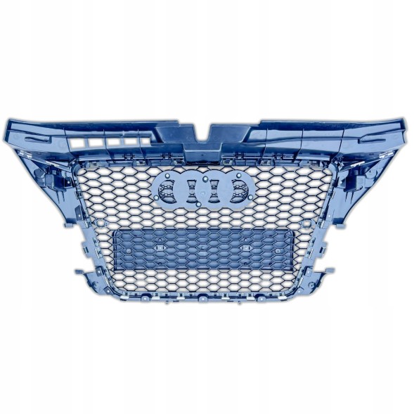 Китай Grill Plaster Miodu Audi A3 8P LCI 2008+ Решітка радіатора Audi A3 8P рестайлінг 2008+ стільники чорний глянець накладка бампера