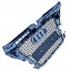 Китай Grill Plaster Miodu Audi A3 8P LCI 2008+ Решітка радіатора Audi A3 8P рестайлінг 2008+ стільники чорний глянець накладка бампера