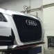 Китай Grill Plaster Miodu Audi A3 8P LCI 2008+ Решітка радіатора Audi A3 8P рестайлінг 2008+ стільники чорний глянець накладка бампера