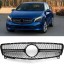 Китай GR025052 Решітка радіатора (Аплікація) Чорний глянець + Хром Mercedes A W176 2015-2018 Diamond Style