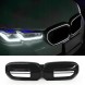 Китай GWL302003 Муляж решітки радіатора BMW 5 Серії G30 / G31 LCI (2020–2023) M-LOOK LED Чорний глянц