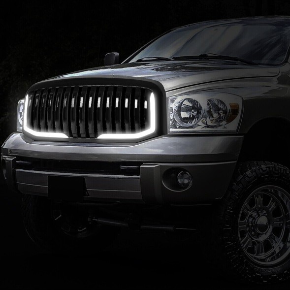 USA USA-SDDGRFLB007BK2 LED ПЕРЕДНЯ РЕШІТА DODGE RAM 1500 06-08 RAM 2500