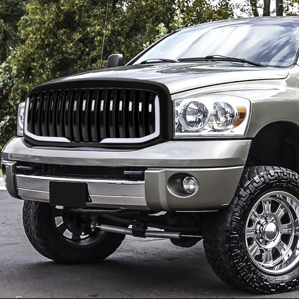 USA USA-SDDGRFLB007BK2 LED ПЕРЕДНЯ РЕШІТА DODGE RAM 1500 06-08 RAM 2500