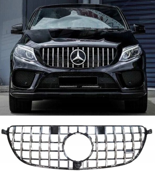 Proteile A166.043 ЗНЯТТЯ РЕШІТКИ MERCEDES GLE 63 AMG W166 C292 W292 COUPE PANAMERICANA ХРОМОВАНА