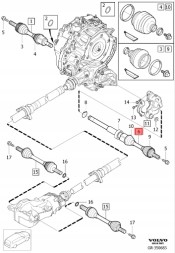 Prolights ACN-VV-149 ВАЛ ПРАВИЙ VOLVO XC70 II 2.4 D5 3.0 3.2 AWD AUTOM