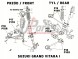 Kalgum P2-1R (komplet) SUZUKI GRAND VITARA КОМПЛЕКТ ПОЛІБУСів ПІДВІСКИ
