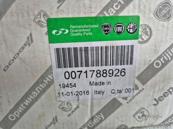 Fiat OE Вакуумний насос 71788926 Fiat Abarth Lancia Alfa Romeo OE