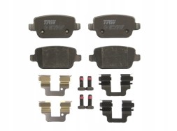 TRW GDB1732 + DF4766 Комплект диски + колодки trw задня частина ford galaxy ii