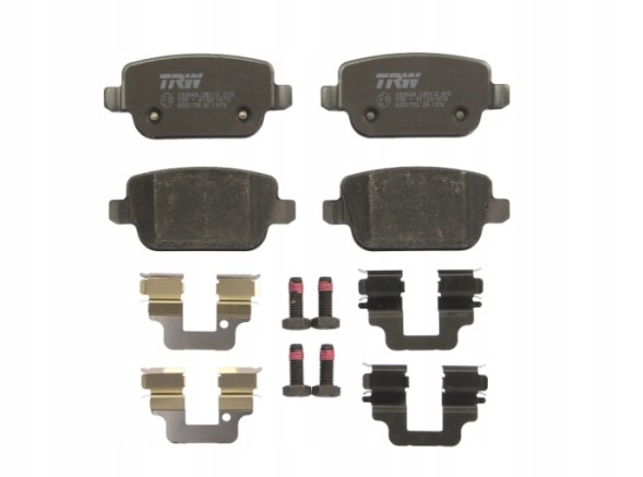 TRW GDB1732 + DF4766 Комплект диски + колодки trw задня частина ford galaxy ii