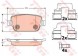 TRW GDB1732 + DF4766 Комплект диски + колодки trw задня частина ford galaxy ii