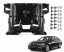 PC 51758035971 BMW7I+SPI ЗАХИСТ ДВИГУНА ПІД ДВИГУН BMW 5 СЕРІЇ F10 / F11 M ПАКЕТ + КРІПЛЕННЯ