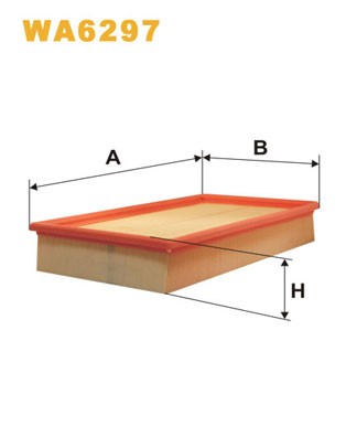 WA6297 WIX FILTERS Фільтр повітряний