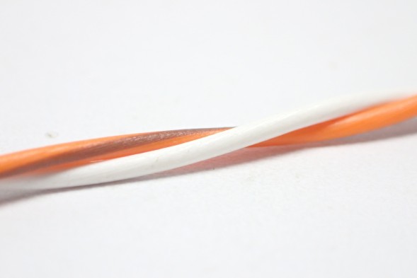 Китай FLRY-B 0,35 POMARANCZOWO - BIAŁY 100M КАБЕЛЬ FLRY-B 0,35мм2 CAN ORANGE WHITE 100м
