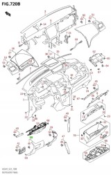 Suzuki OE 73811-68L11-5PK SUZUKI SWIFT MK7 13-16- РАМКА ПОДУШКИ КОЛІН
