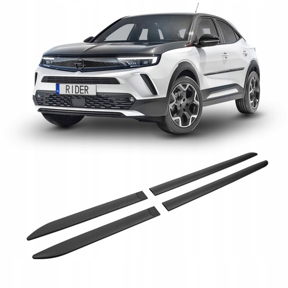RIDER RD-F-23-11 Бічні молдинги дверей Накладки на кузов OPEL MOKKA B 2021-