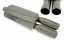 Turboworks TW-TL-018 Глушник спортивний кінцевий 2х77мм монтаж 2,5' 63мм turboworks нержавіюча сталь