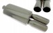 Turboworks TW-TL-018 Глушник спортивний кінцевий 2х77мм монтаж 2,5' 63мм turboworks нержавіюча сталь