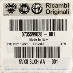 Fiat OE Накладка дверей передніх лівих Fiat Ducato OE 735789525