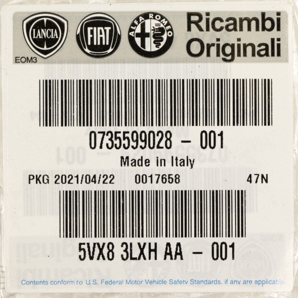 Fiat OE Накладка дверей передніх лівих Fiat Ducato OE 735789525