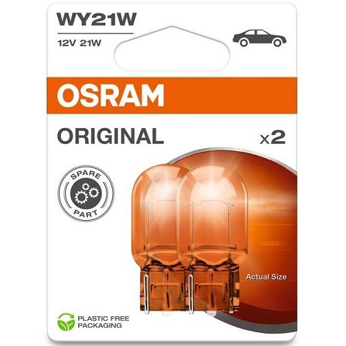 7504 2BL OSRAM Автолампа Osram WY21W 12V WX3X16D