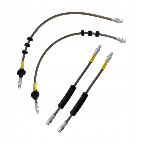 PiterParts 1025515100 Przewody hamulcowe teflonowe w oplocie stalowym BMW E60 E61 OEM PL Гальмівні шланги тефлонові в сталевому обплетенні BMW E60 E61 OEM PL