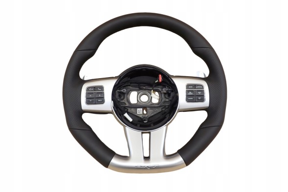 Jeep OE KIEROWNICA MULTIFUNKCJA P1XT711X9AA SKÓRA JEEP GRAND CHEROKEE SRT IV WK2 2012-2013R P1XT711X9AA МУЛЬТИФУНКЦІОНАЛЬНЕ ШКІРЯНЕ КЕРМО JEEP GRAND CHEROKEE SRT WK2 2012-2013 DODGE