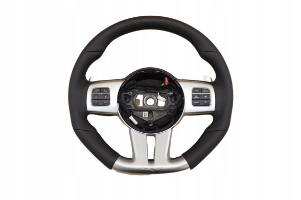Jeep OE KIEROWNICA MULTIFUNKCJA P1XT711X9AA SKÓRA JEEP GRAND CHEROKEE SRT IV WK2 2012-2013R P1XT711X9AA МУЛЬТИФУНКЦІОНАЛЬНЕ ШКІРЯНЕ КЕРМО JEEP GRAND CHEROKEE SRT WK2 2012-2013 DODGE